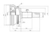 AYWIPARTS AW1510357A Joint Kit, drive shaft